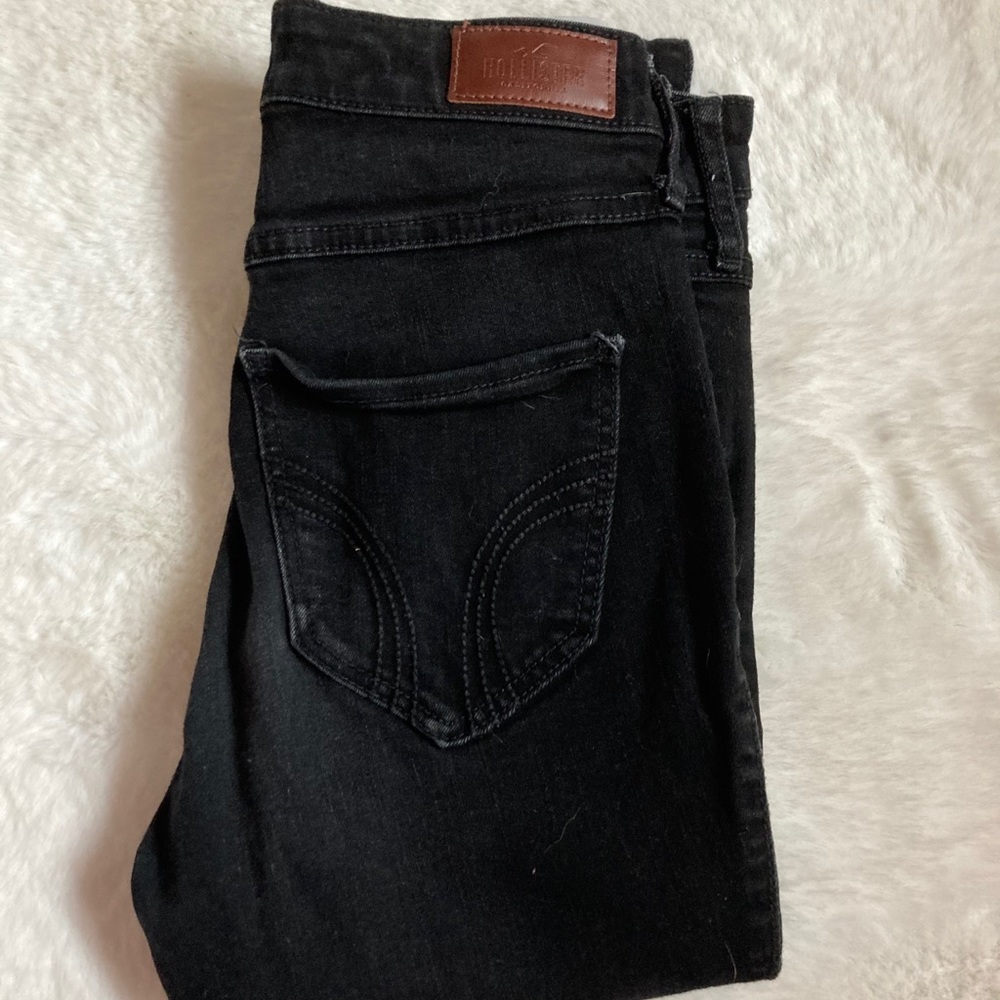 Hollister ultra high rise skinny black jeans